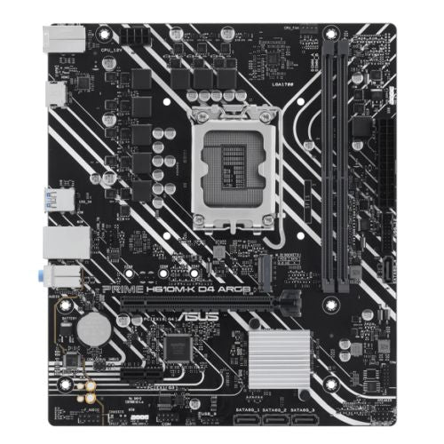 ASUS PRIME H610M-K D4 ARGB Micro ATX Motherboard LGA 1700 DDR4 ASUS PRIME H610M-K D4 ARGB Micro ATX Motherboard LGA 1700 DDR4